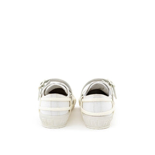 Burberry White Cotton Sneaker - Ginchy
