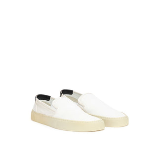 Saint Laurent White Cotton Sneaker - Ginchy