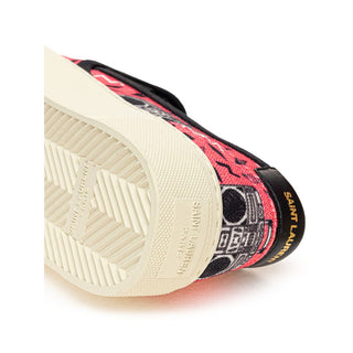 Saint Laurent Pink Cotton Sneaker - Ginchy