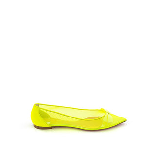 Christian Louboutin Sunshine Yellow Mesh Flat Elegance - Ginchy