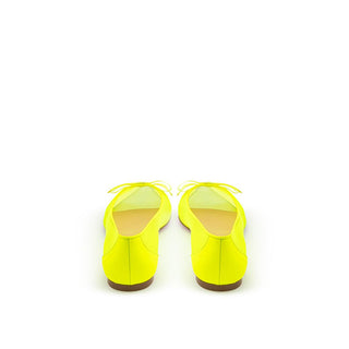 Christian Louboutin Sunshine Yellow Mesh Flat Elegance - Ginchy