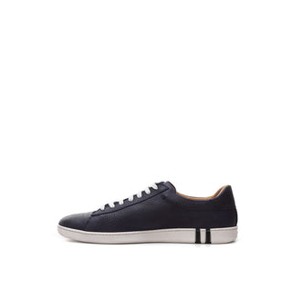 Bally Elegant Blue Leather Sneakers For Men - Ginchy