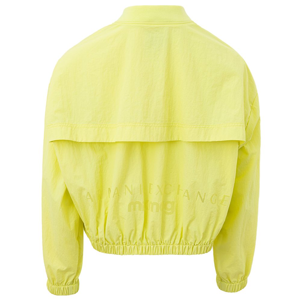 Armani Exchange Chic Yellow Polyamide Jacket for Women - Ginchy