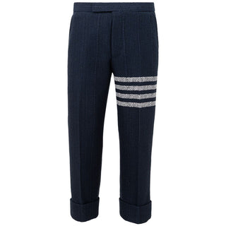 Thom Browne Elevate Your Style with Sleek Acrylic Pants - Ginchy