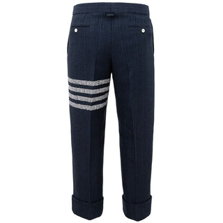 Thom Browne Elevate Your Style with Sleek Acrylic Pants - Ginchy