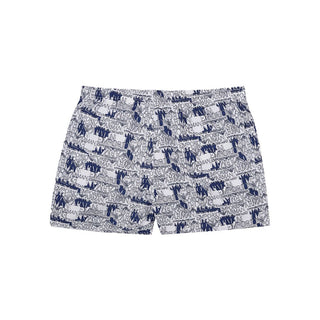 Emporio Armani Elegant White Polyester Swim Shorts - Ginchy