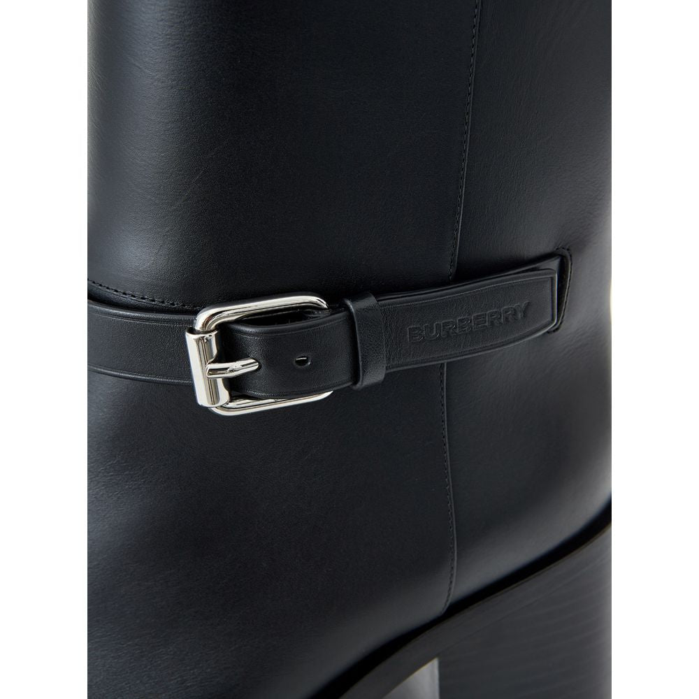 Burberry Black Leather Boot - Ginchy