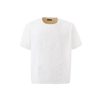 Emporio Armani White Cotton T-Shirt - Ginchy