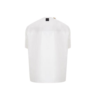 Emporio Armani White Cotton T-Shirt - Ginchy