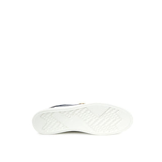 Roberto Cavalli Blue Leather Sneaker - Ginchy