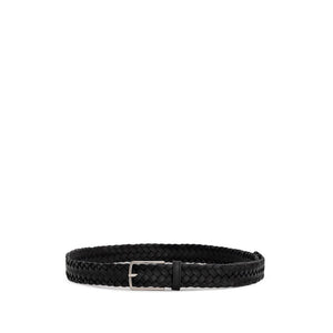 Bottega Veneta Black Leather Belt - Ginchy