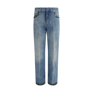 Valentino Jeans with floral details