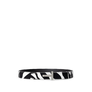 Tom Ford Black And White Leather Belt - Ginchy
