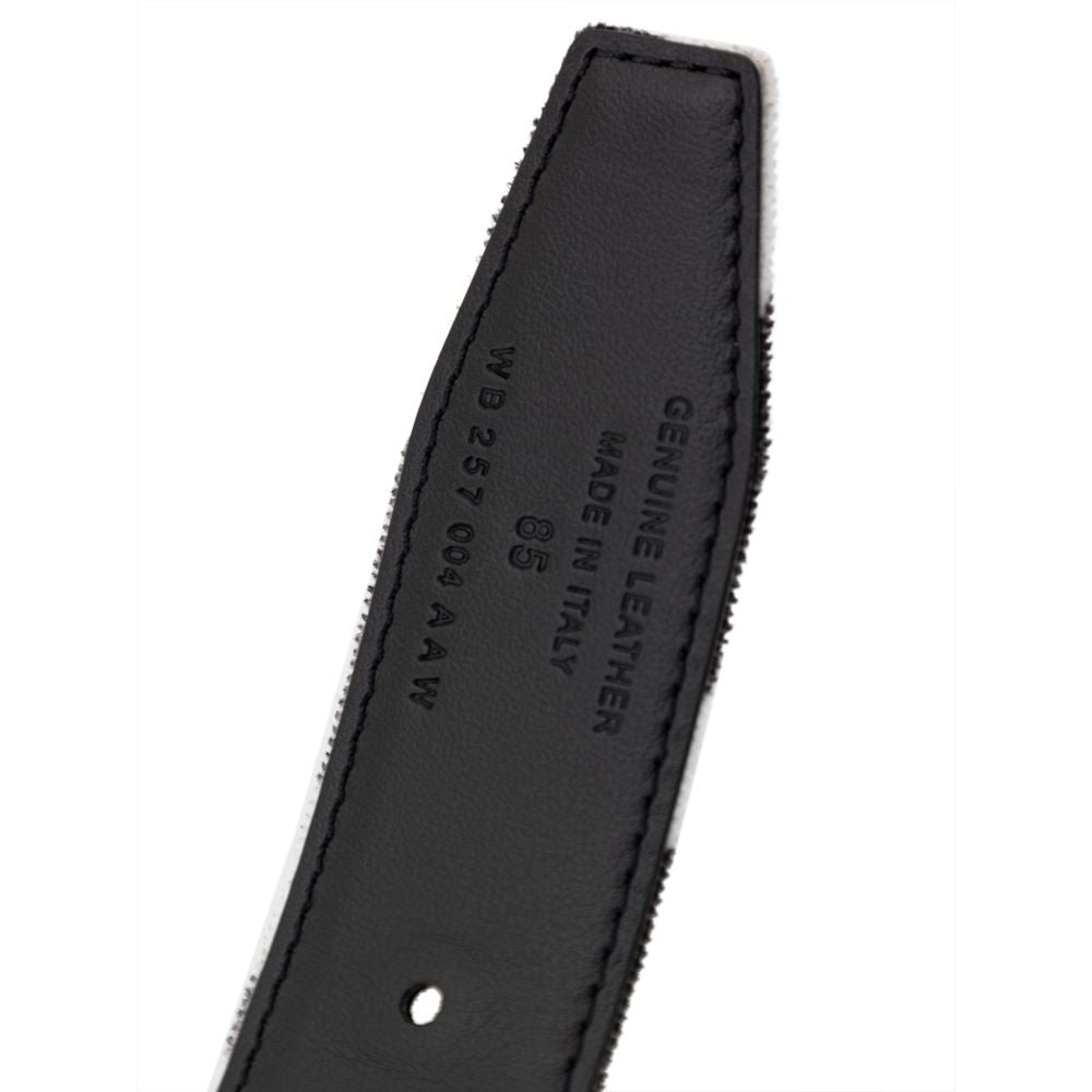 Tom Ford Black And White Leather Belt - Ginchy