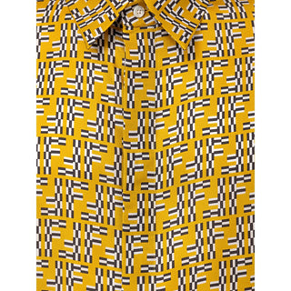 Fendi Yellow Silk Shortsleeve - Ginchy