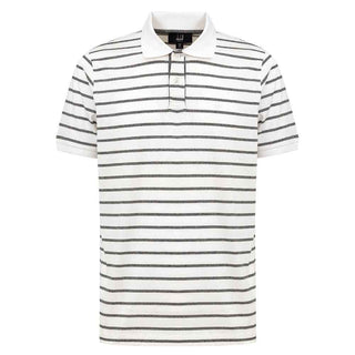 Dunhill White Cotton Polo Shirt