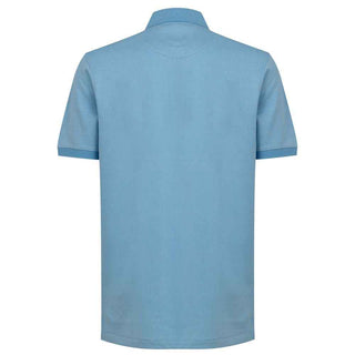 Dunhill Blue Cotton Polo Shirt