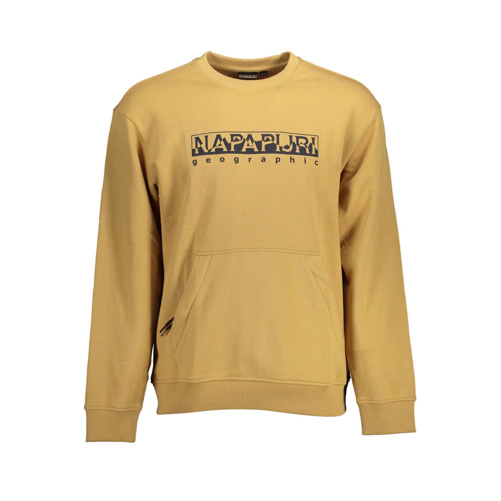 Napapijri Beige Cotton Men Sweater - Ginchy