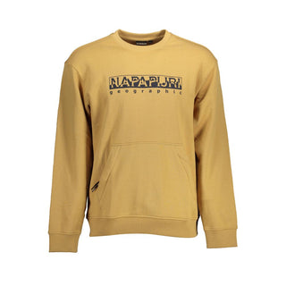 Napapijri Beige Cotton Men Sweater - Ginchy