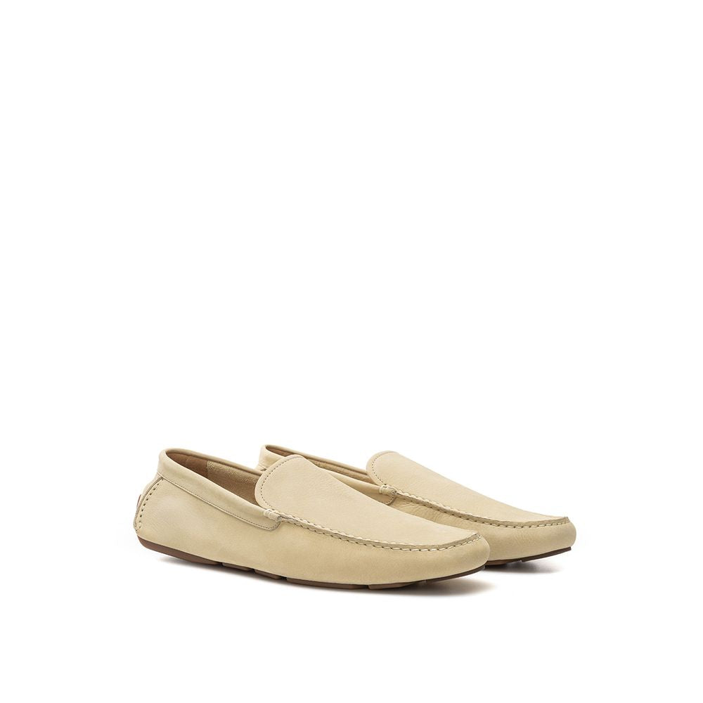 Bally Beige Leather Moccassin - Ginchy