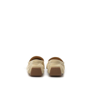 Bally Beige Leather Moccassin - Ginchy