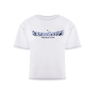 Kenzo Elegant White Cotton Top for Women - Ginchy