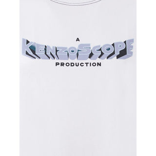 Kenzo Elegant White Cotton Top for Women - Ginchy
