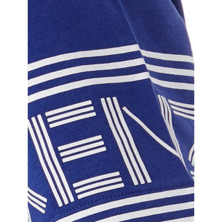 Kenzo Chic Blue Cotton Tee for Stylish Comfort - Ginchy