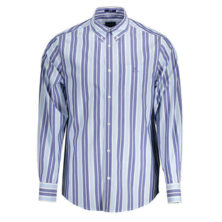 Gant Light Blue Cotton Men Shirt - Ginchy