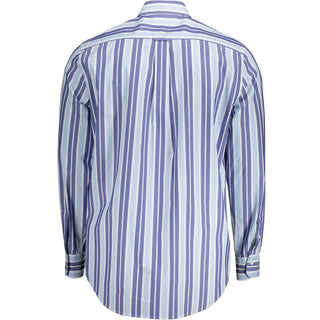 Gant Light Blue Cotton Men Shirt - Ginchy