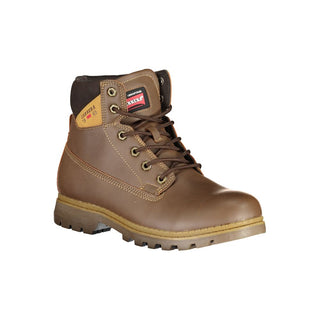 Carrera Chic Lace-Up Boots with Contrasting Details - Ginchy