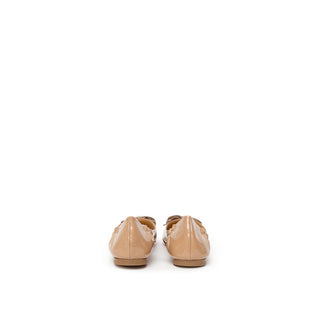 Christian Louboutin Beige Patent Leather Ballet Flat - Ginchy