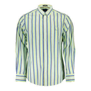 Gant Yellow Cotton Men Shirt - Ginchy