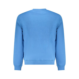 Napapijri Light Blue Cotton Men Sweater - Ginchy