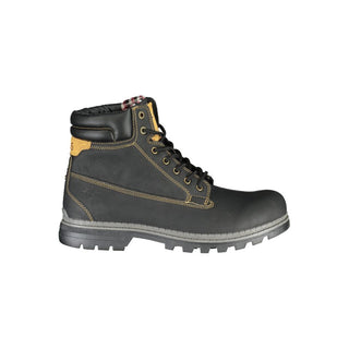 Carrera Sleek Lace-Up Boots with Contrast Accents - Ginchy