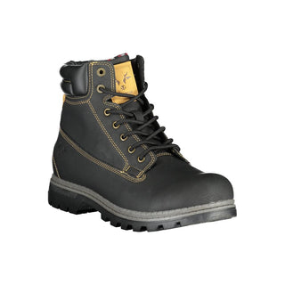 Carrera Sleek Lace-Up Boots with Contrast Accents - Ginchy