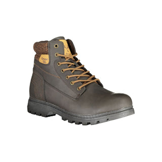 Carrera Elegant Lace-Up Contrast Detail Boots - Ginchy