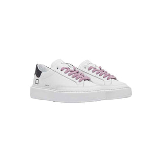 D.A.T.E Beige Leather Sneaker