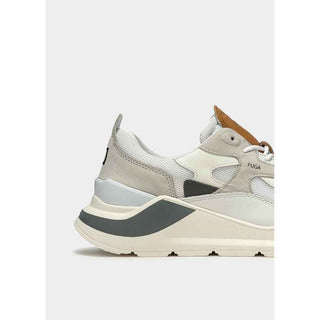 D.A.T.E White Leather Sneaker