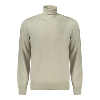 Hugo Boss Beige Cotton Men Sweater - Ginchy