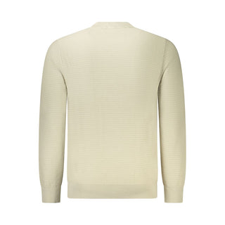 Hugo Boss Beige Cotton Men Sweater - Ginchy