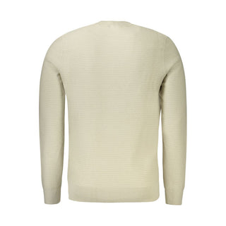 Hugo Boss Beige Cotton Men Sweater - Ginchy