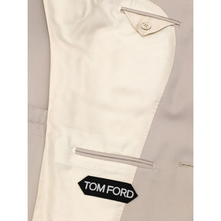 Tom Ford Beige Wool Suit & Blazer