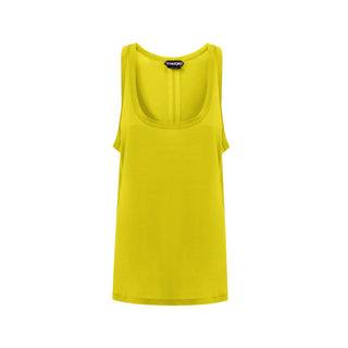 Tom Ford Yellow Silk Tank Top - Ginchy