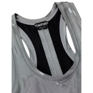 Tom Ford Gray Viscose Tank Top - Ginchy