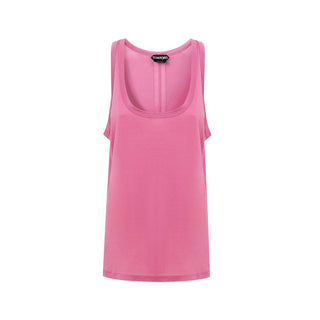 Tom Ford Pink Silk Tank Top - Ginchy