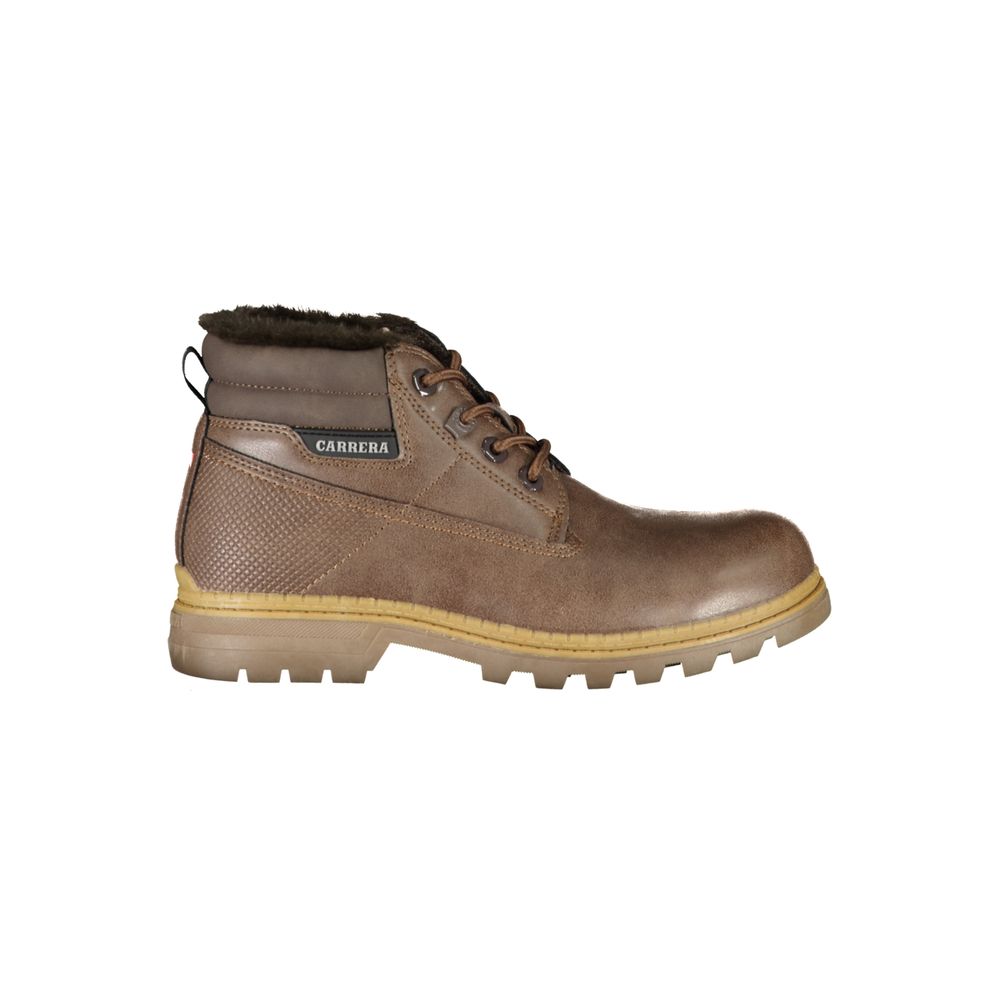 Carrera Chic Lace-Up Boots with Contrast Details - Ginchy