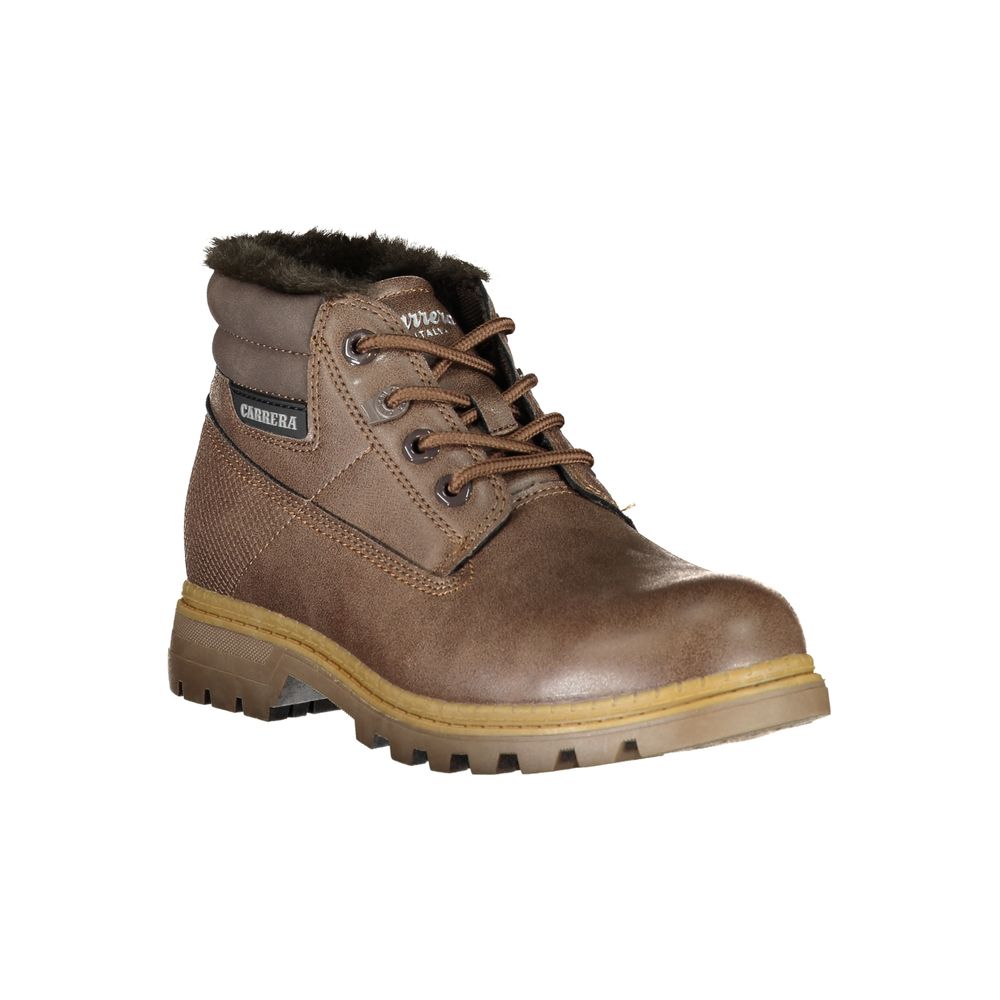 Carrera Chic Lace-Up Boots with Contrast Details - Ginchy