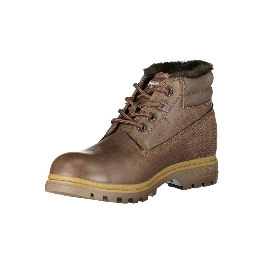 Carrera Chic Lace-Up Boots with Contrast Details - Ginchy