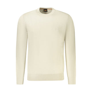 Hugo Boss Beige Cotton Men Sweater - Ginchy